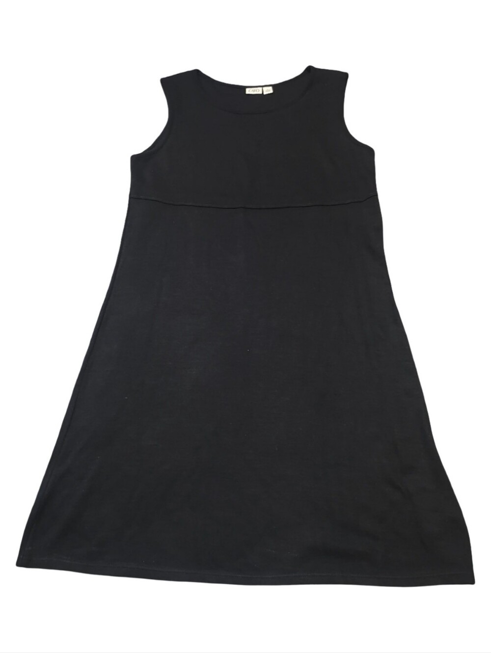Cato Black Sleeveless Midi Shift Dress